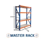 ست قفسه راک بازوی 100 سانتیمتر عمق 60 سانتیمتر ارتفاع 250 سانتیمتر