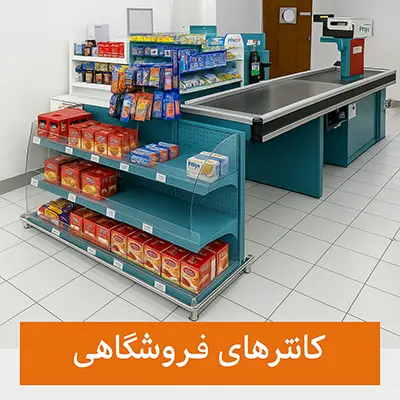 شرکت قفسه بندی مستر راک 7 کانترهای فروشگاهی