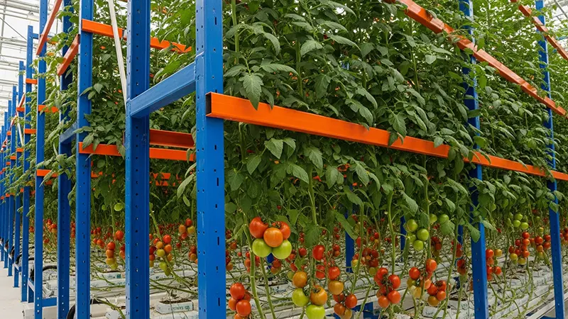 قفسه گلخانه ای 3 قفسه راک گلحانه
