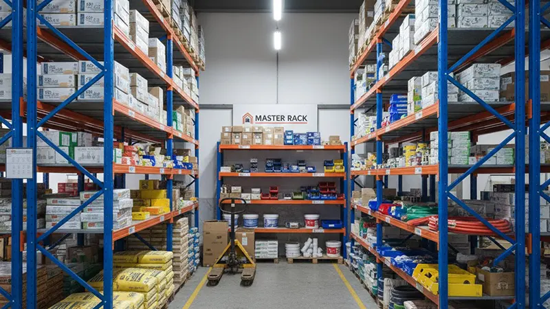 راهنمای جامع قفسه انبار مصالح: انتخاب، کاربرد و مزایا 2 قفسه انبار مصالح