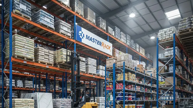 راهنمای جامع قفسه انبار مصالح: انتخاب، کاربرد و مزایا 4 قفسه انباری راک صنعتی