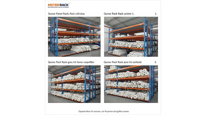 خرید وسفار ش قفسه انبار پارچه راک