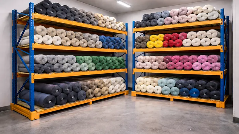 قفسه انبار پارجه فروشی